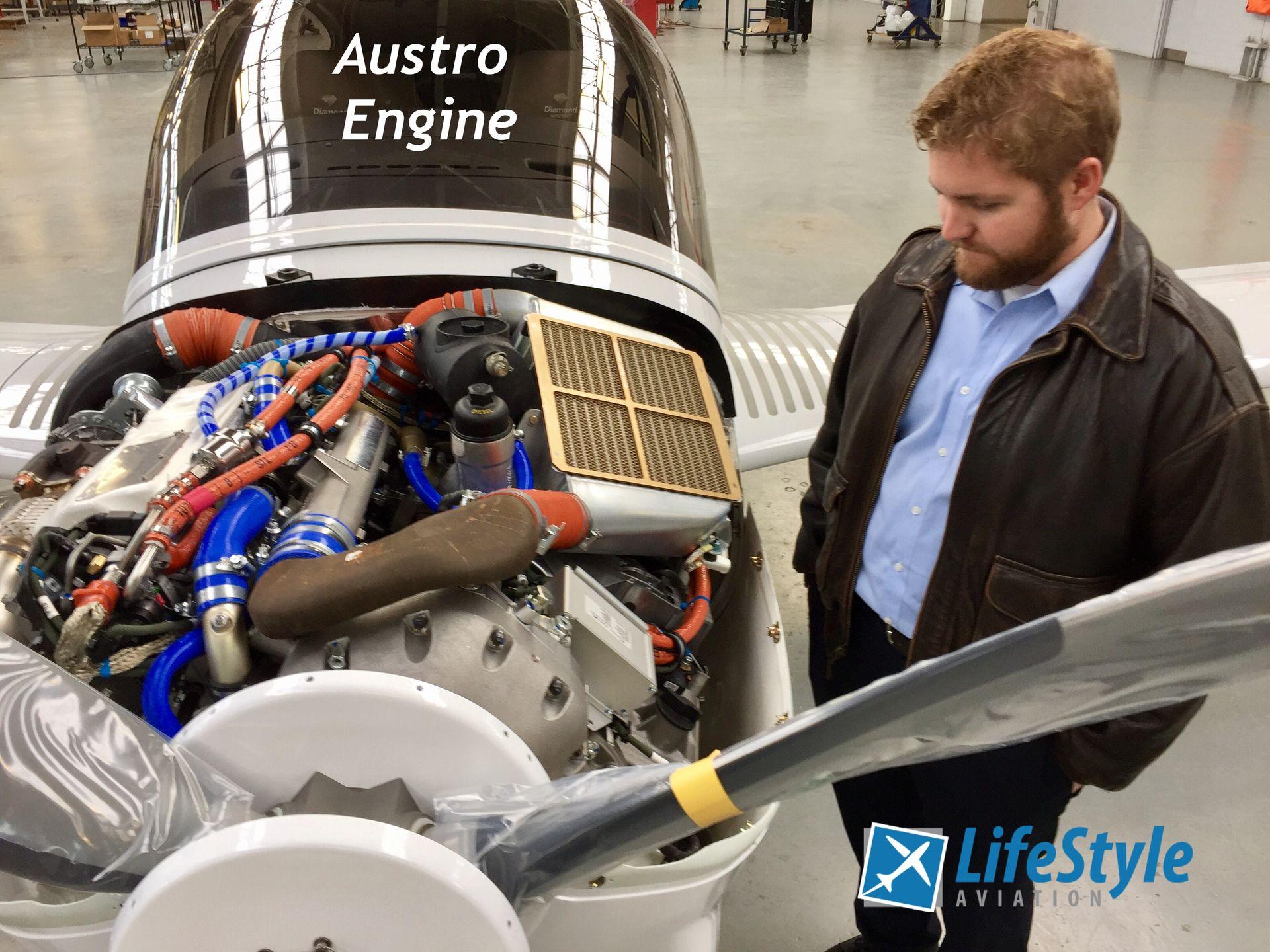 Austro Engine in a Diamond Aircraft