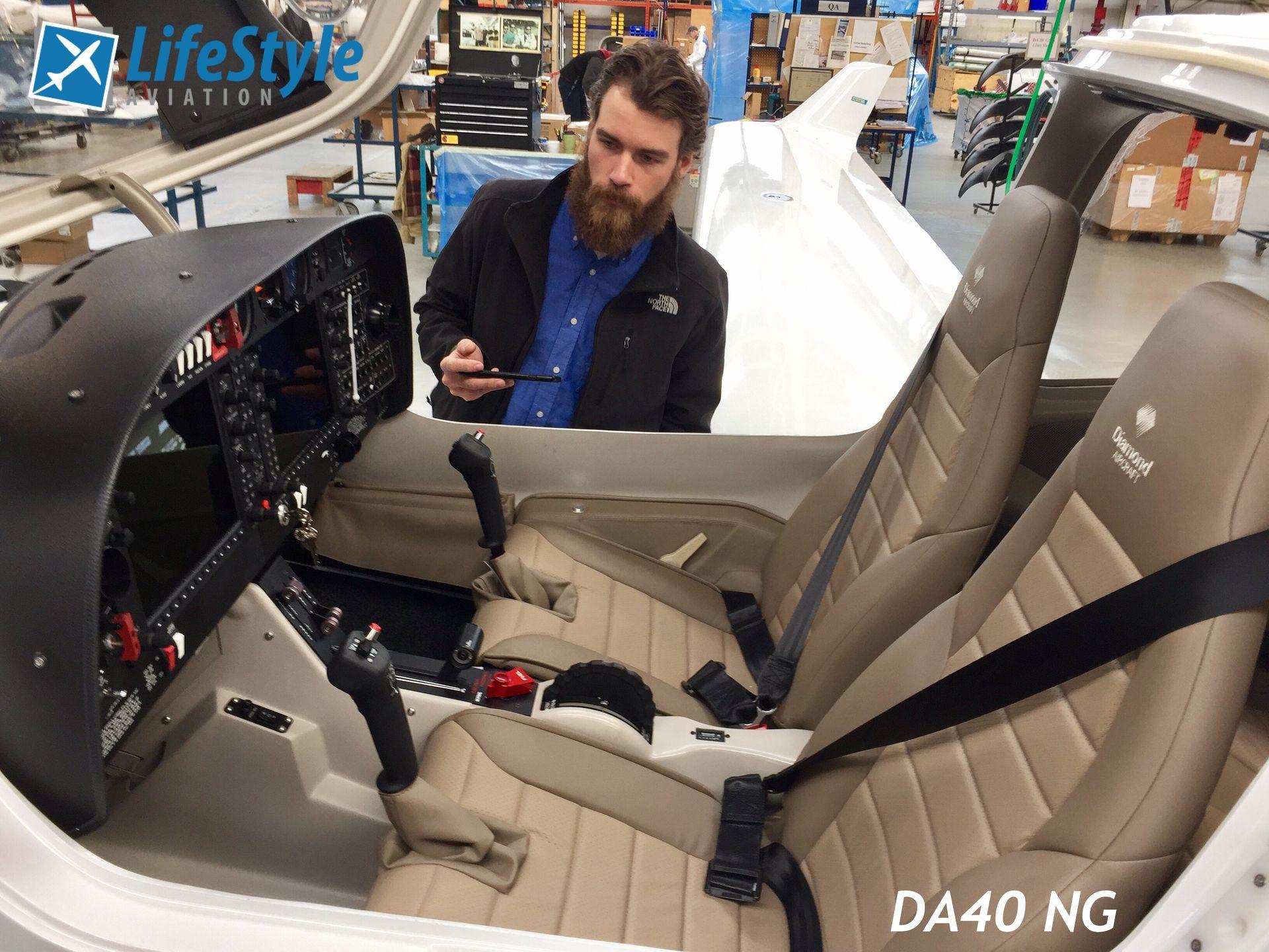 Diamond DA40 NG at the factory