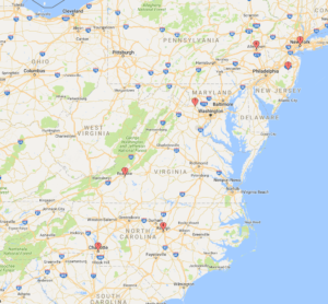 LifeStyle Aviation Network locations map