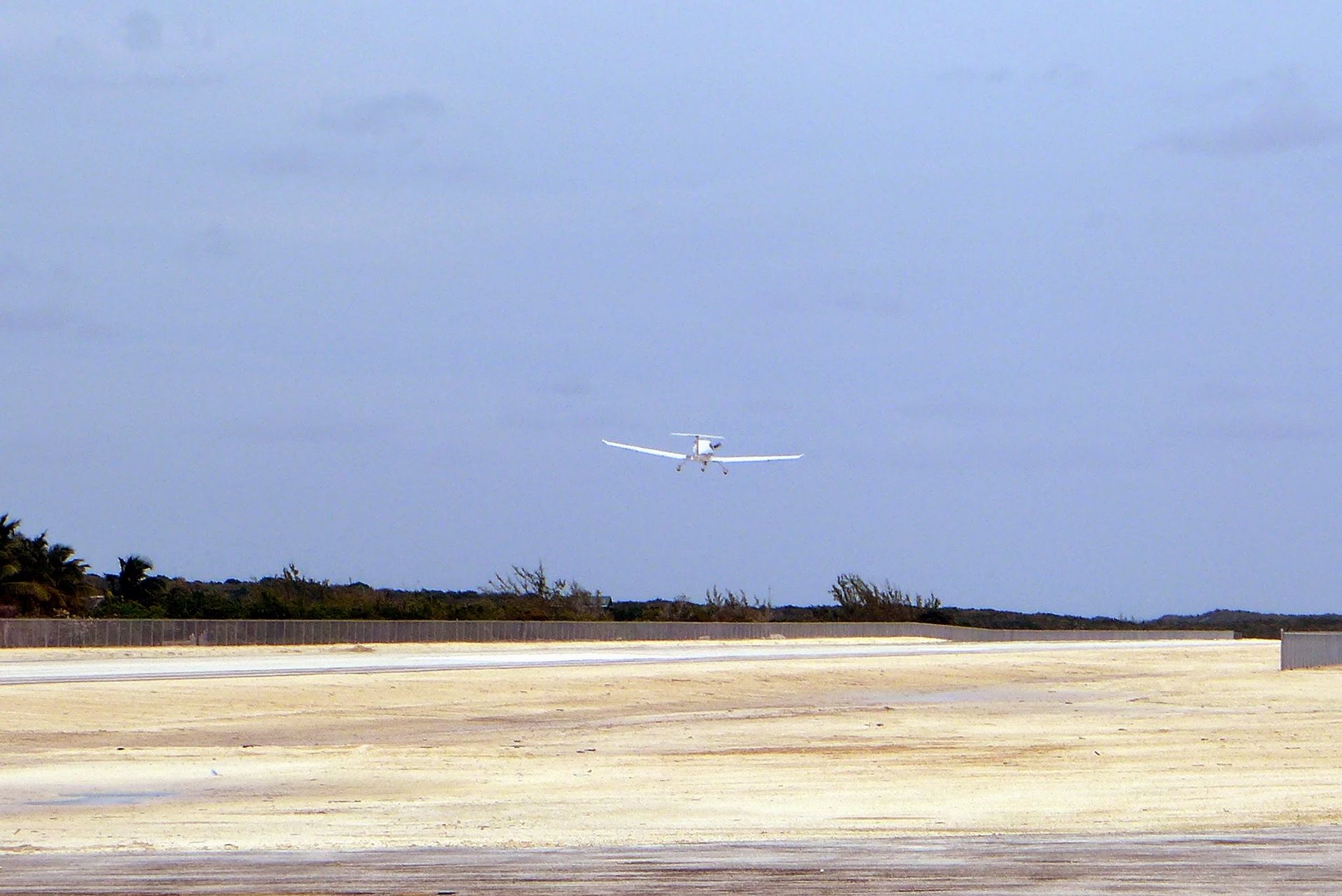 Landing in Guadeloupe