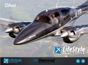 Diamond DA62 Flying