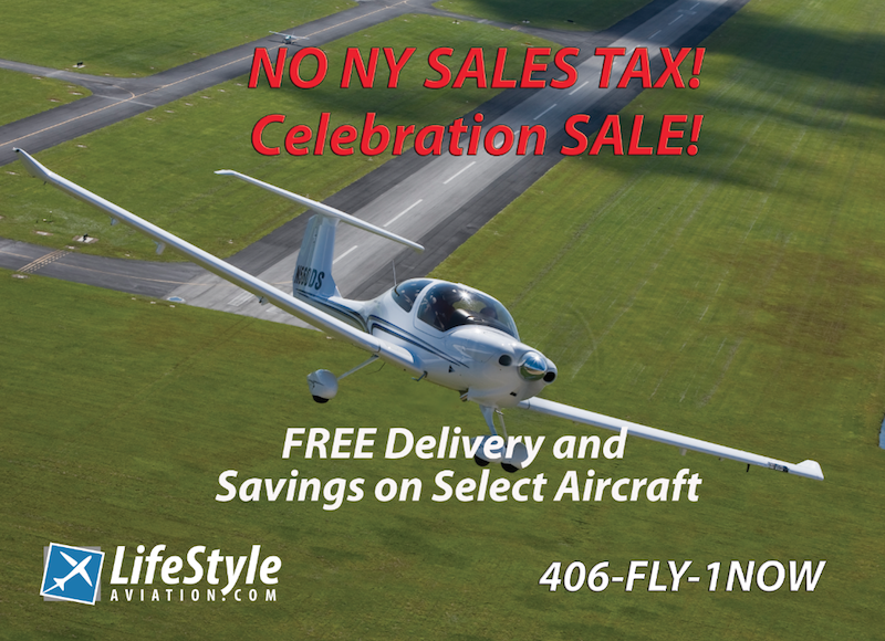 No aircraft sales tax