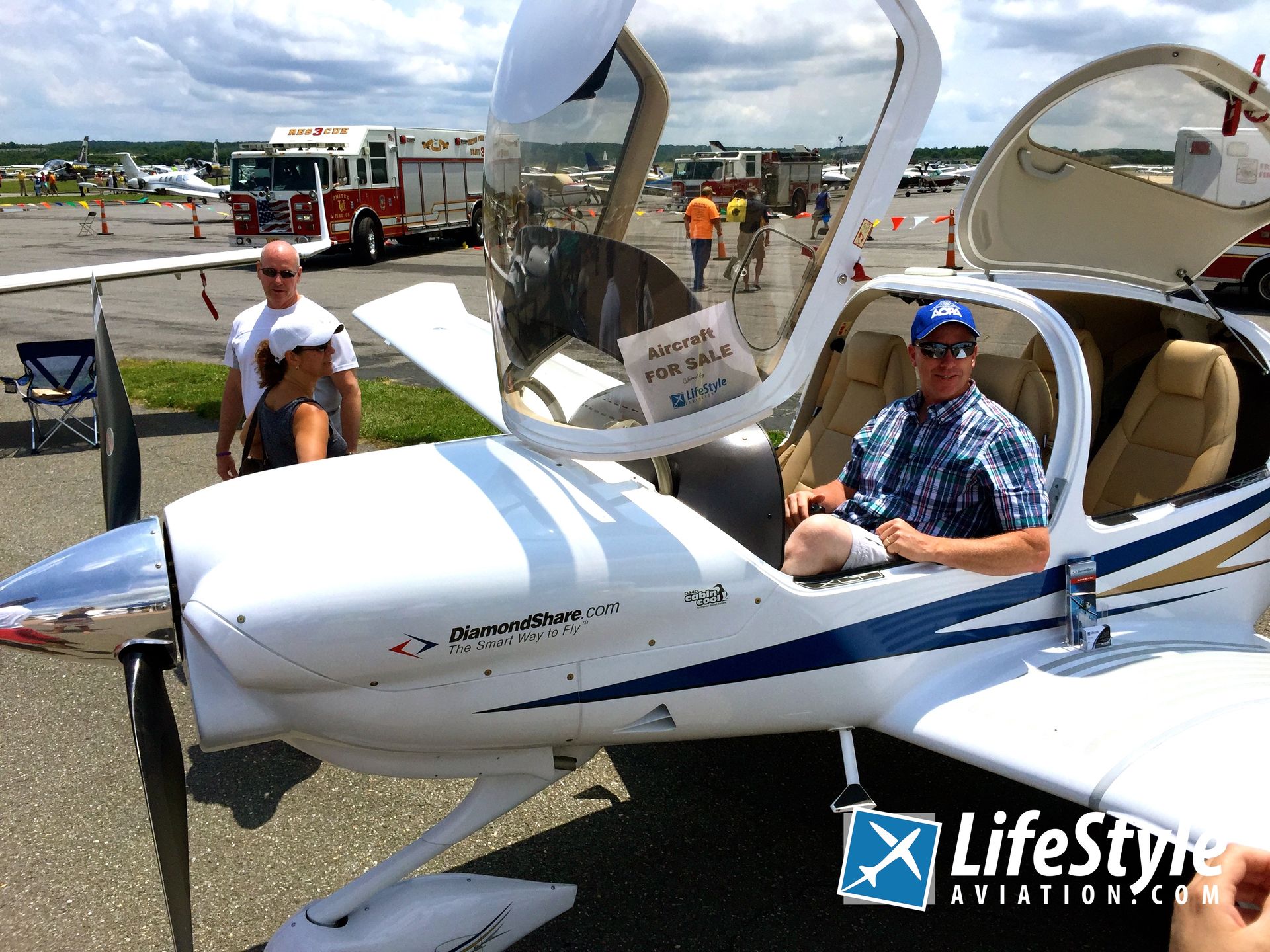 DA40 at AOPA Frederick Fly-in