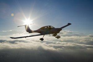 Diamond DA40 Flying