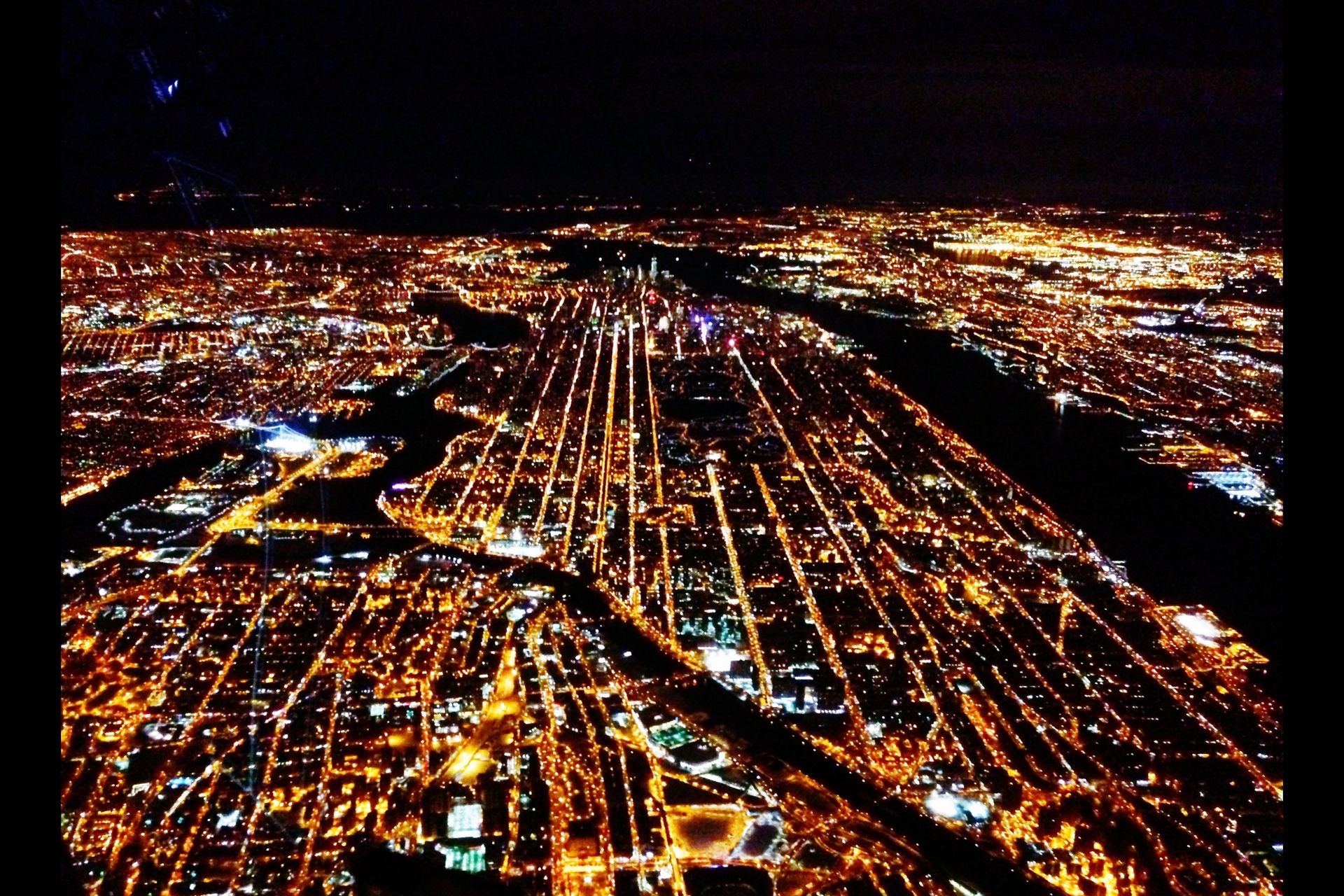 Diamond DA40 Over New York City